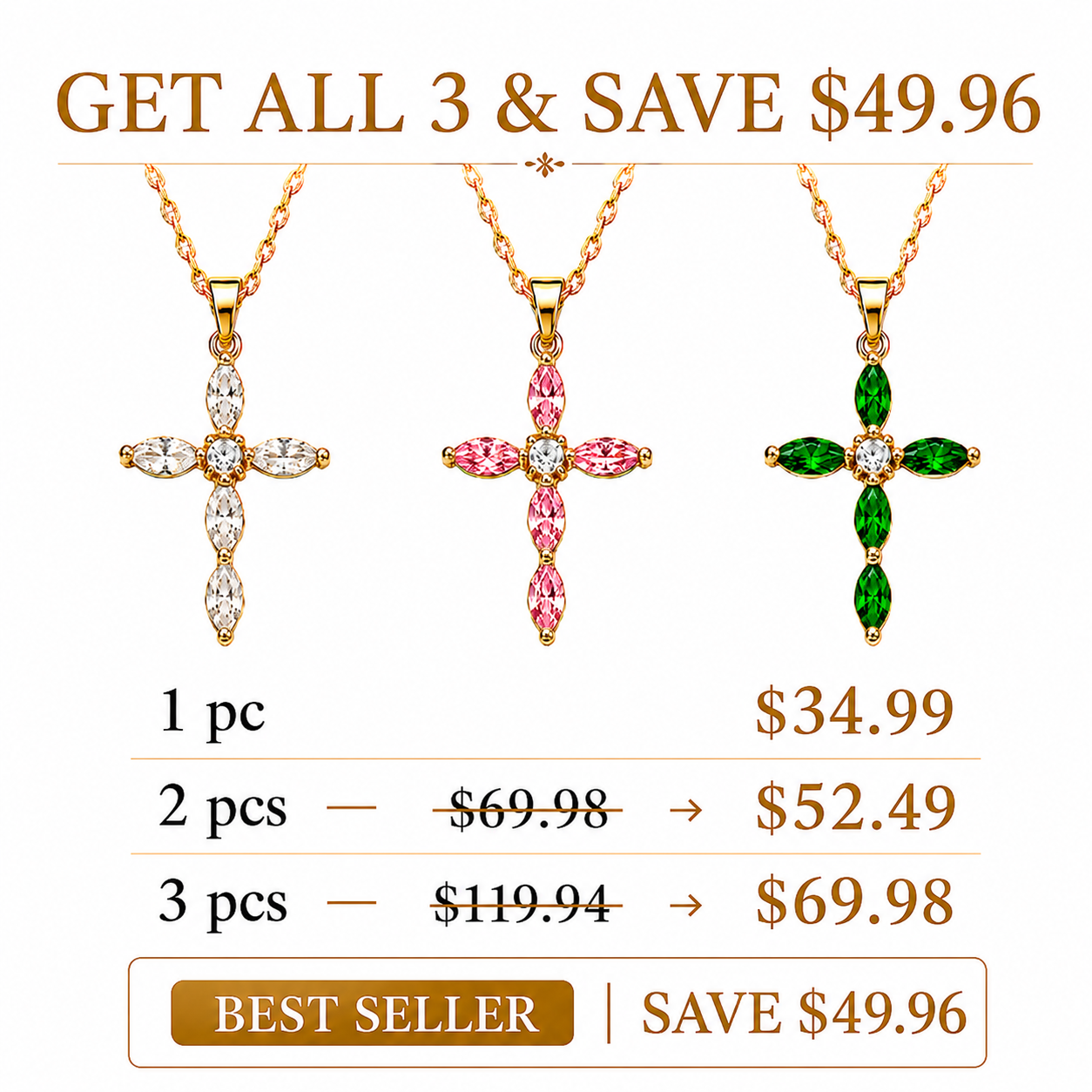 Sacred Cross — Christian Jewelry