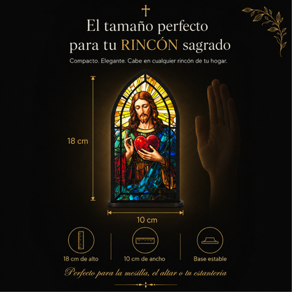 Vidriera Sagrada — Decoración Cristiana para el Hogar